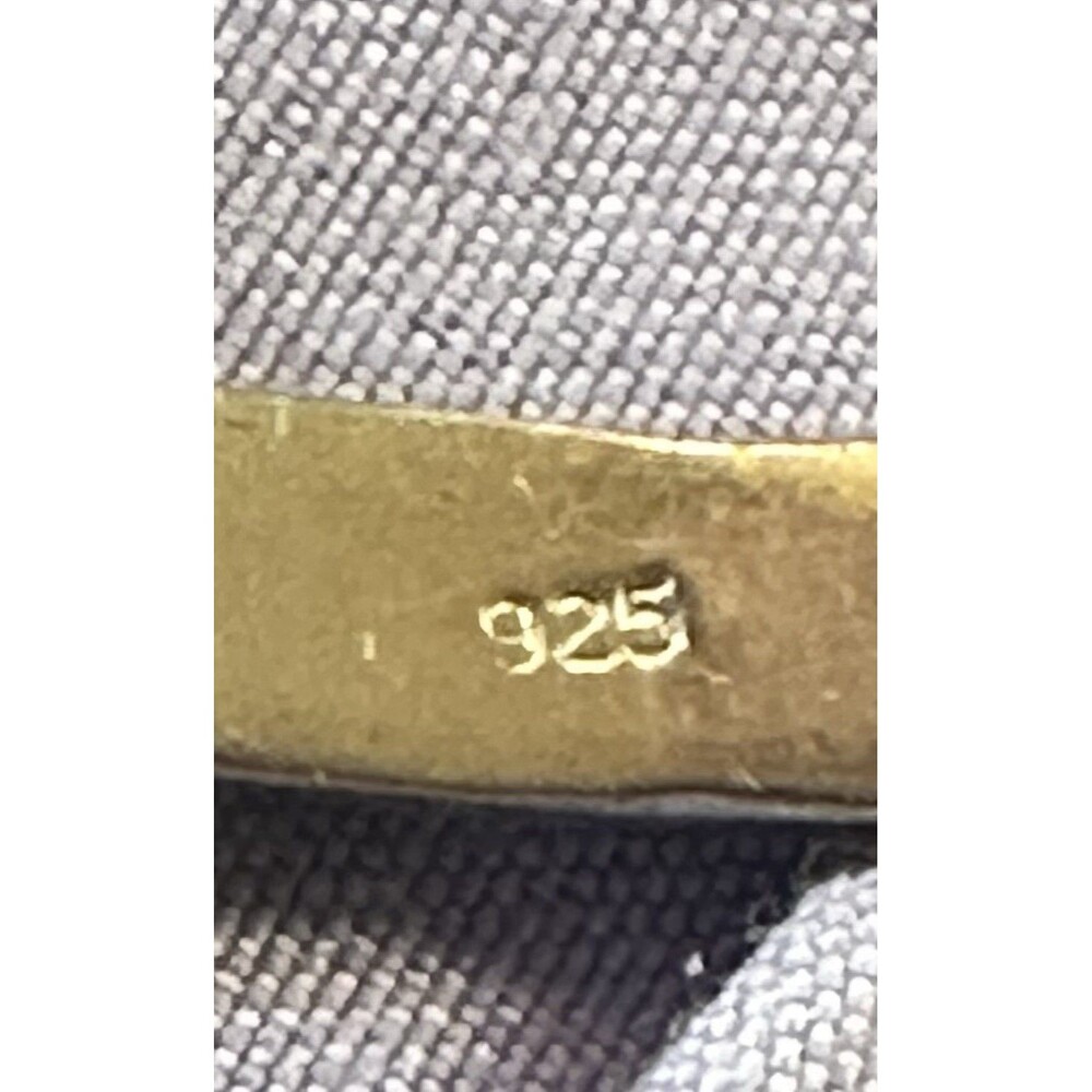 Vintage Sterling Silver Etched Bangle Bracelet 925 Stackable Slip-On 15.9g - Picture 7 of 8